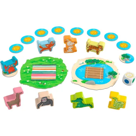 HABA 306068 Meine ersten Spiele Tier auf Tier Junior