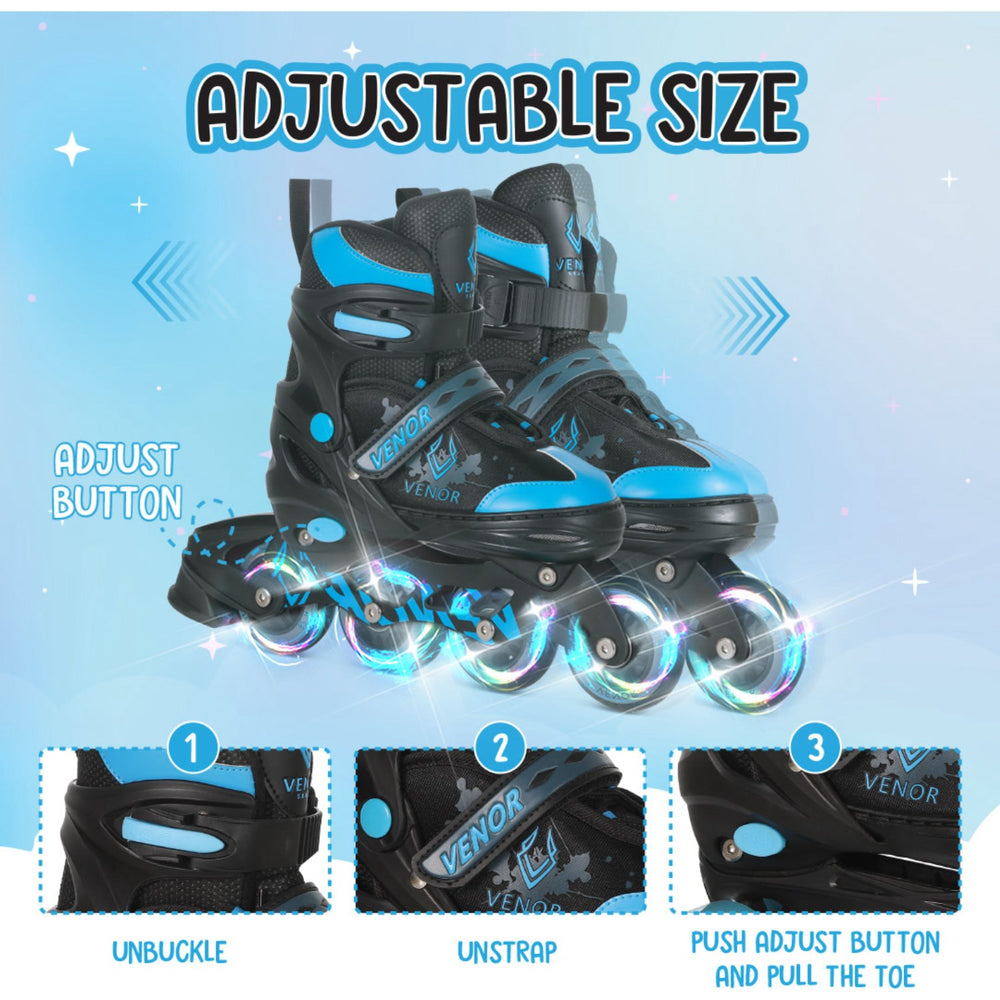 Køb VENOR Black/Blue Ignite LED Inliners
