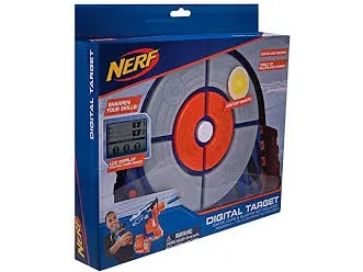 Jazwares Nerf - Elite Strike og Score Digital Target - hvid, blå, orange