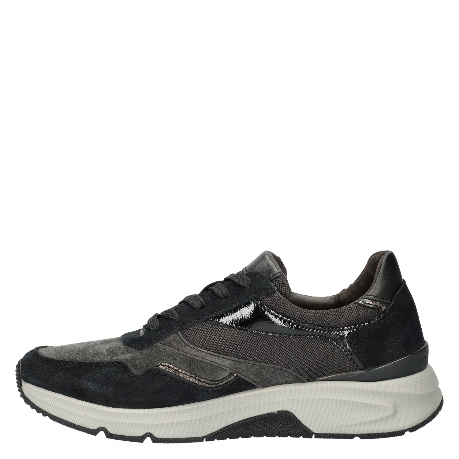 Rolling Soft dames sneaker Gabor Zwart