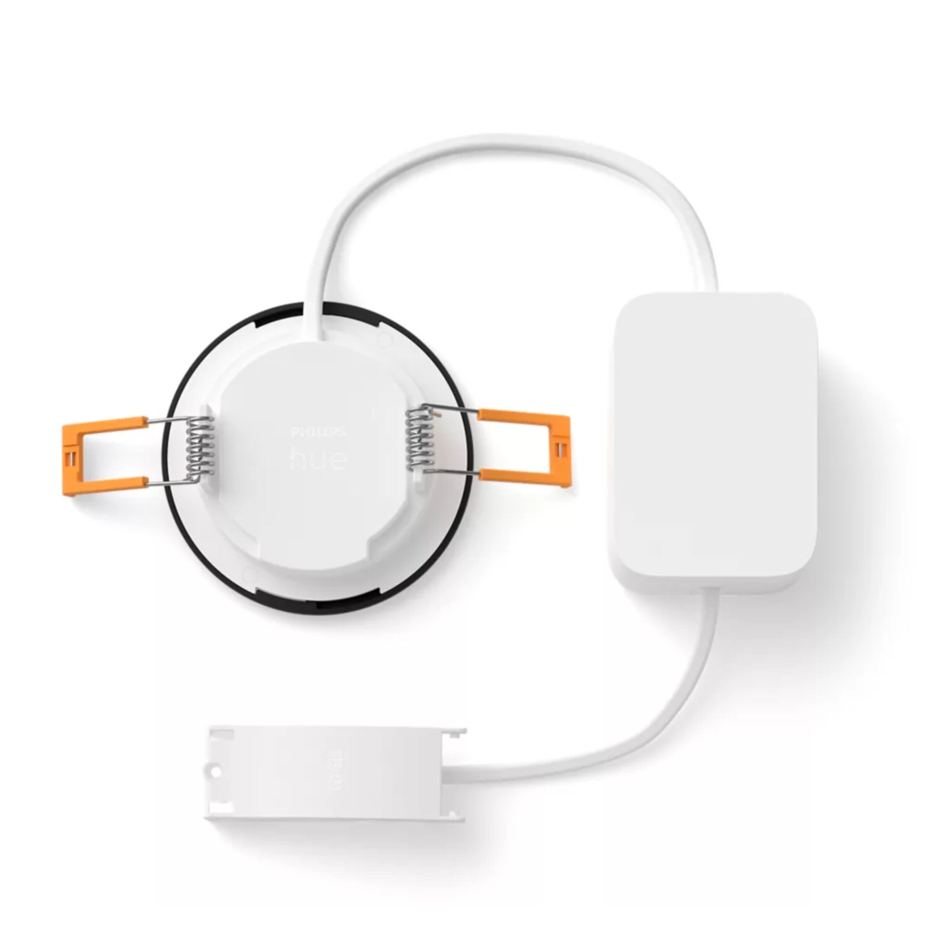 Philips Hue Slank innfelt belysning Ø90 mm Svart