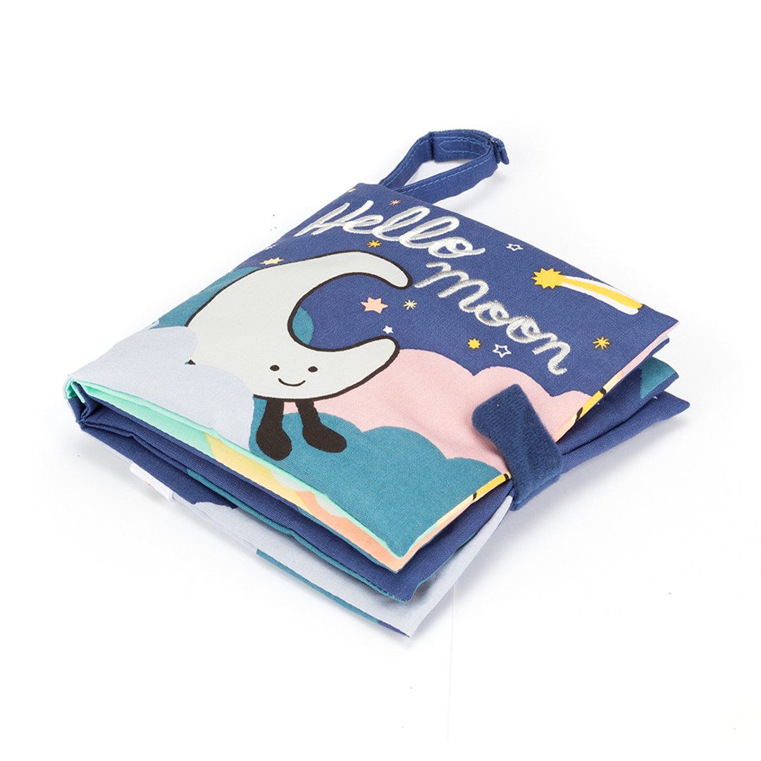 Jellycat babyboek maan - 18 cm