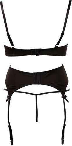 Kwartcup BH Set - Zwart / Rood