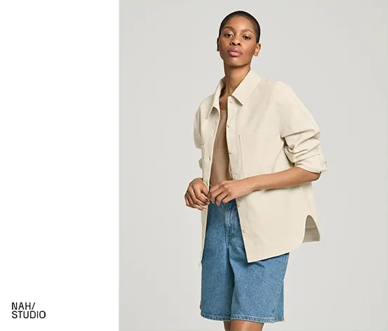 NAH/STUDIO Bermuda-Shorts | recycelte Baumwolle