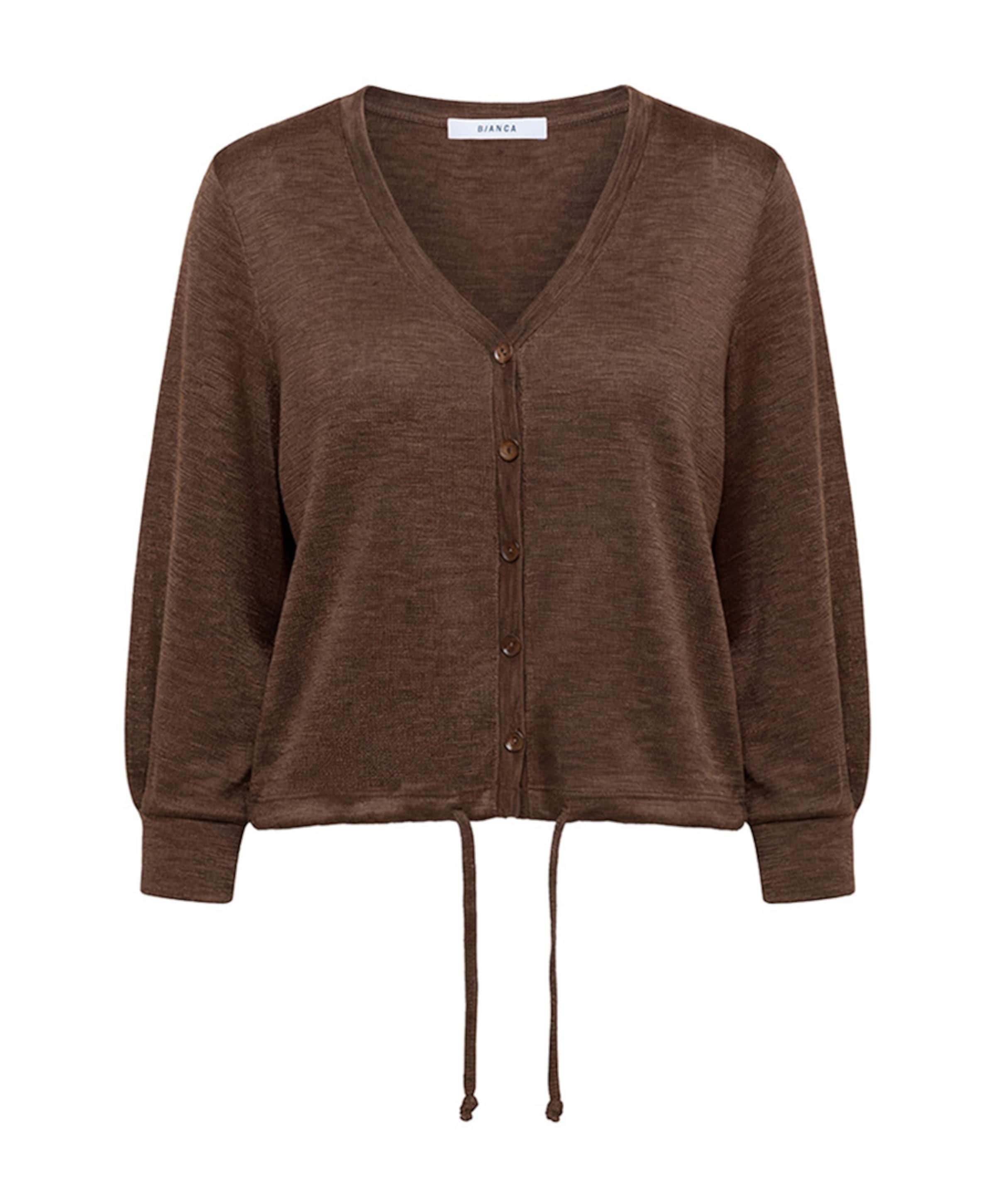 Bianca Dames vest bruin