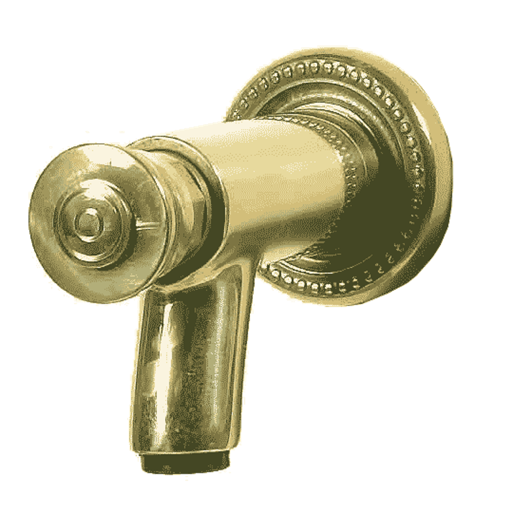 Robinet bouton poussoir en laiton
