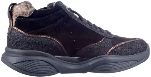 32001.2.084 SWX16 H Xsensible zwart combi - maat 9 veterboot zwart combi - maat 9 Calandschoen