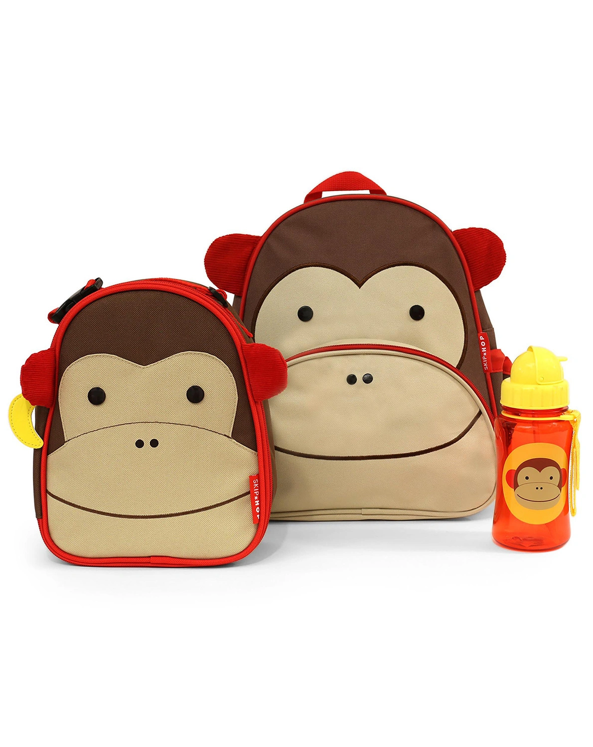 Rucksack ZOO - AFFE (30x28x13) in braun