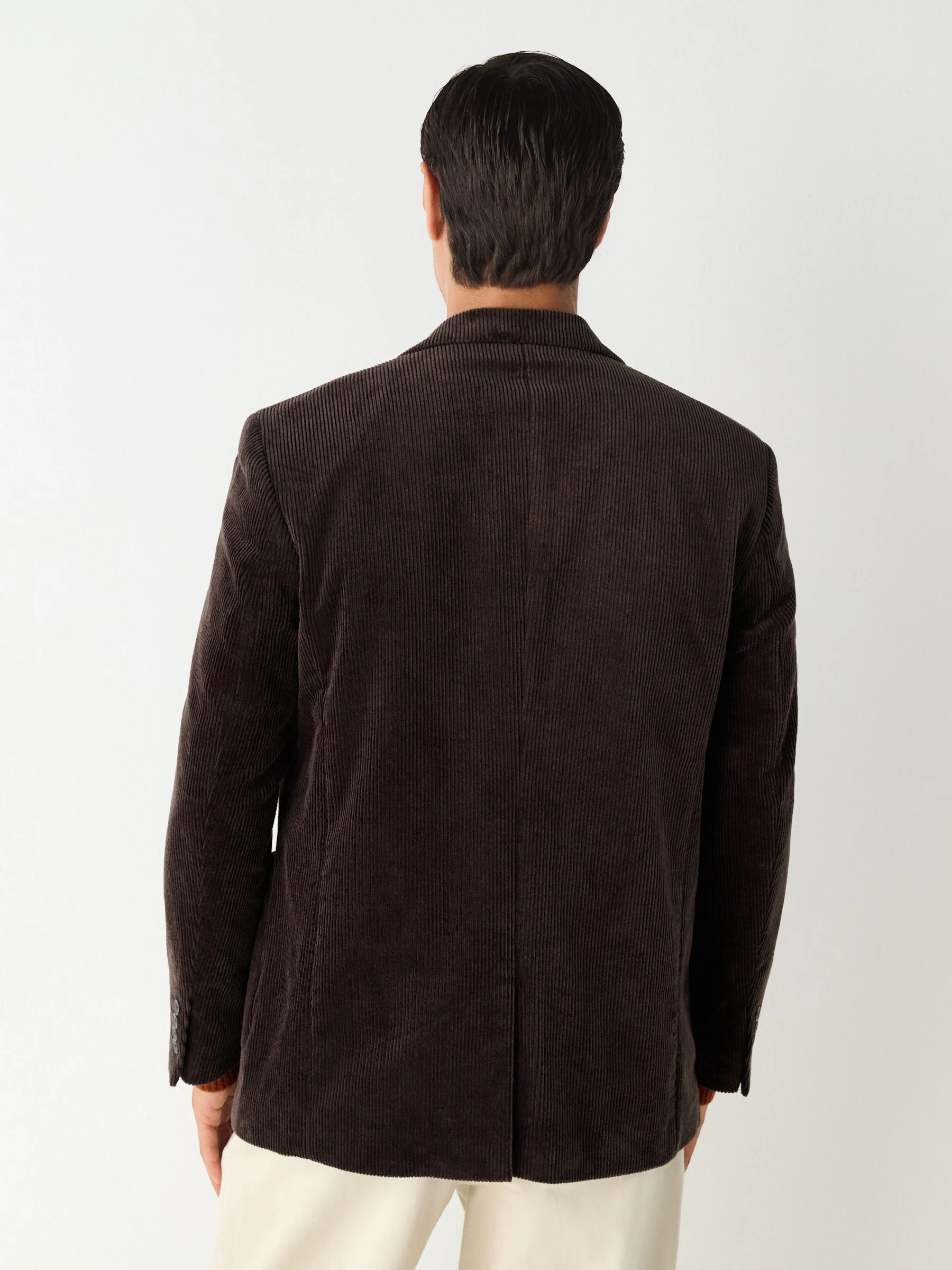 Chocoladebruin - Corduroy blazer
