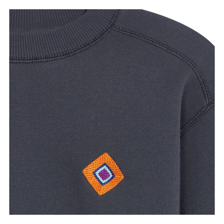 Bellerose Sweat Fadol Losange | Gris charbon