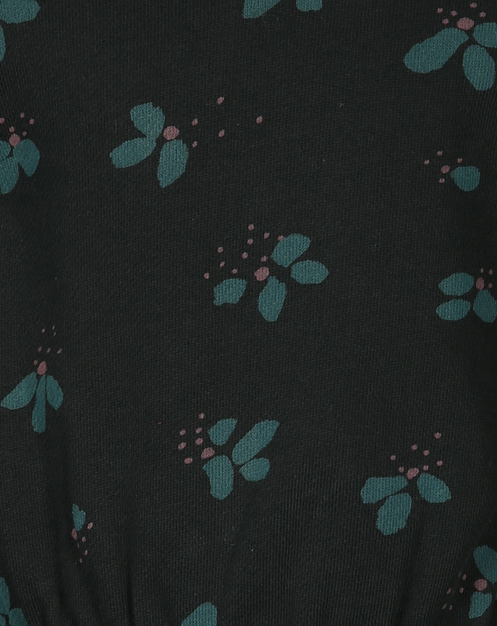 Sweat-Kleid ERIN PETALS mit Rüschen in anthrazit