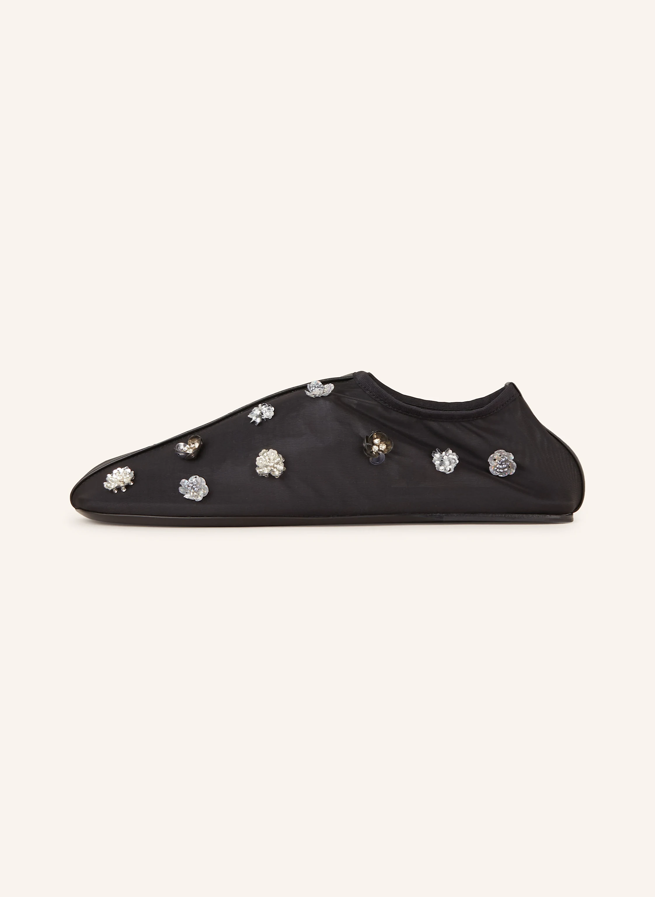 CHRISTOPHER ESBER Ballerinas EMBLA mit Pailletten und Schmucksteinen