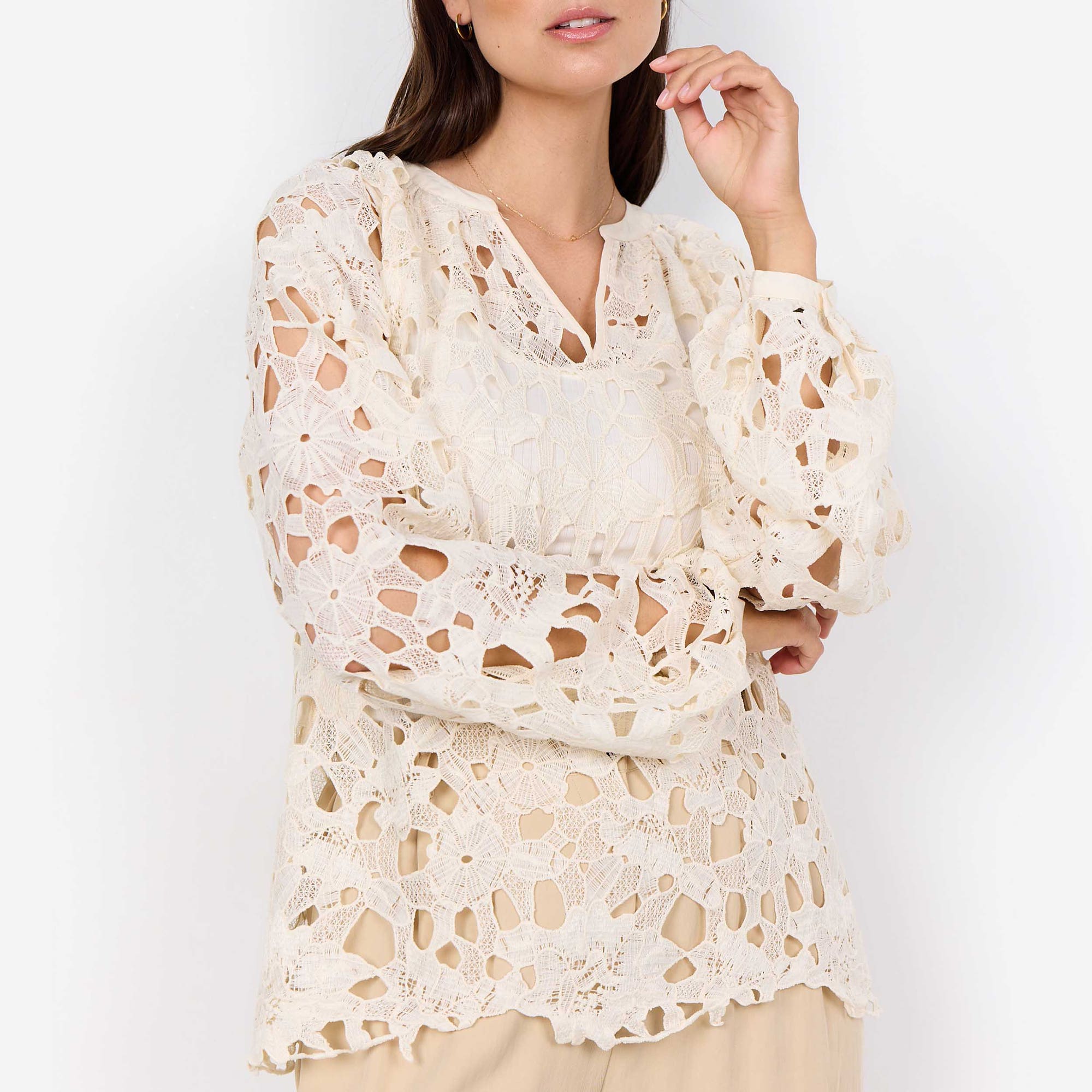 Blouse Femme beige