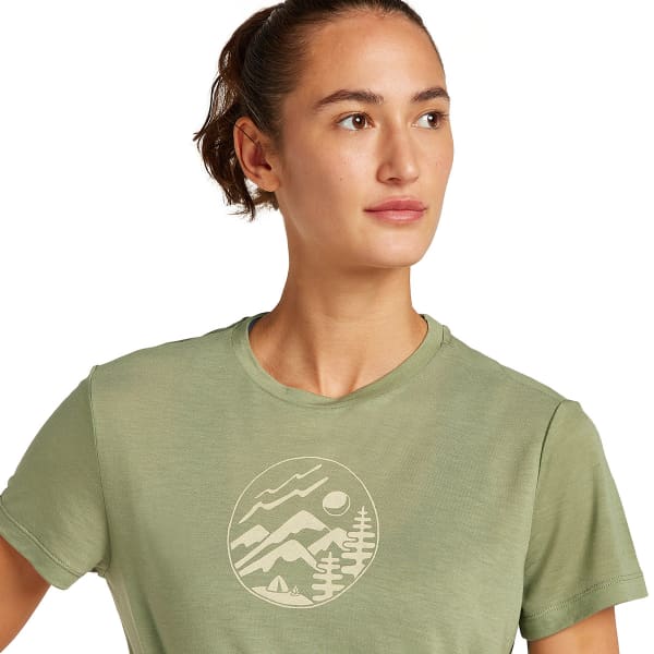 T-shirt randonnée ICEBREAKER W MERINO CORE SS TEE LICHEN