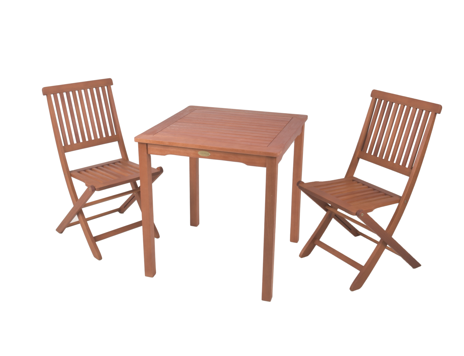 3-teilige Tischgruppe ANGWIN PITTSBURGH - Eukalyptus massiv