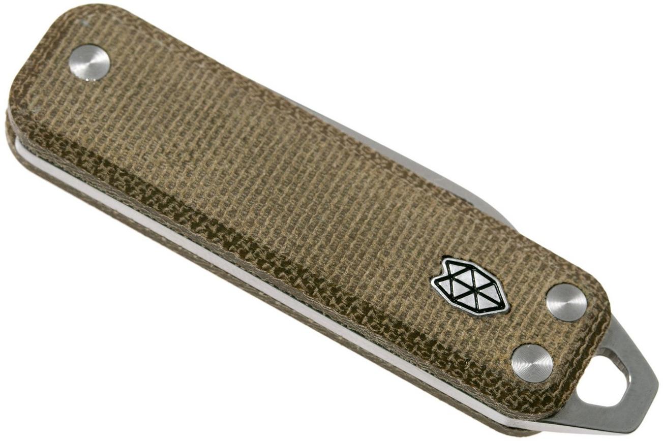 The James Brand Elko Satin   OD Green Micarta KN117127-00 zakmes