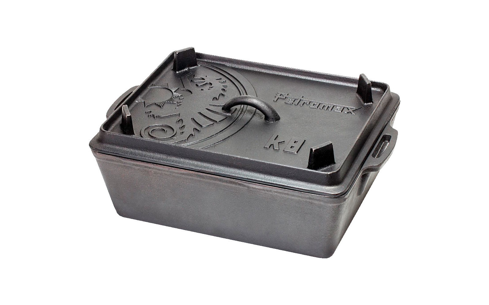 Petromax K4 Gusseisen Kastenform mit Deckel 2,4 Liter