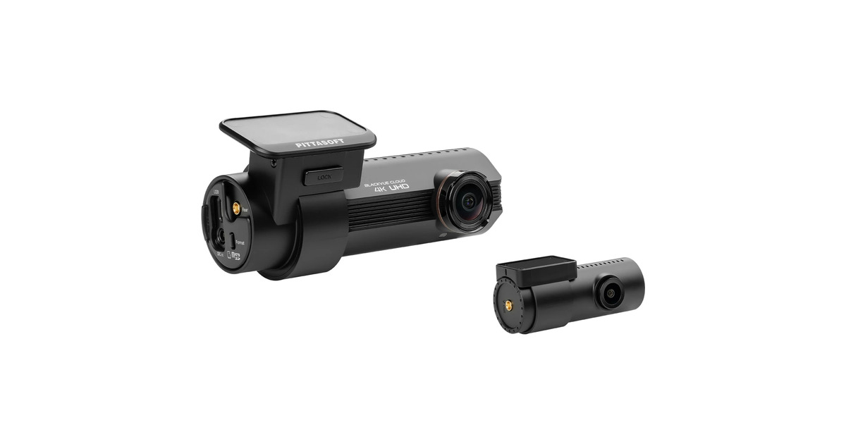 BlackVueDashCam DR970X-2CH plus 128GB  (Zwart, 4K UHD voor + Full HD achter | Wi-Fi | Cloud | GPS | Dual Sony sensoren)