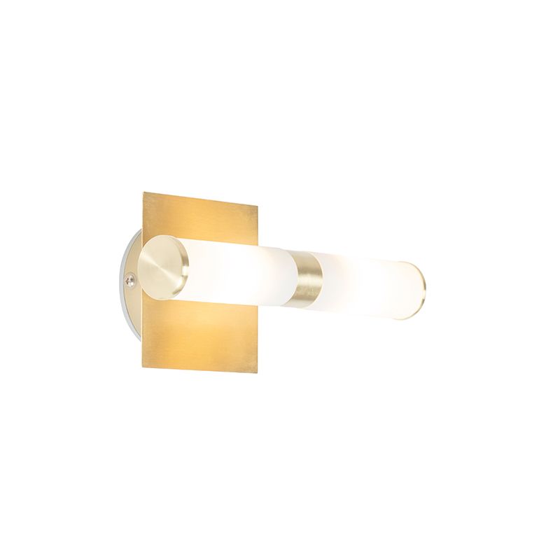 Moderne badkamer wandlamp goud IP44 2-lichts - Bath
