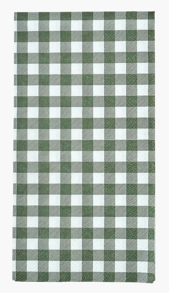 Kjøkkenservietter mosegrønn - 33x42 cm