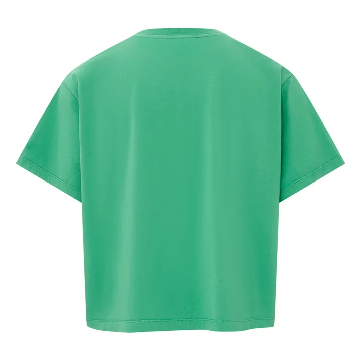SMALLABLE BASICS T-Shirt Boxy Femme Coton Bio | Vert