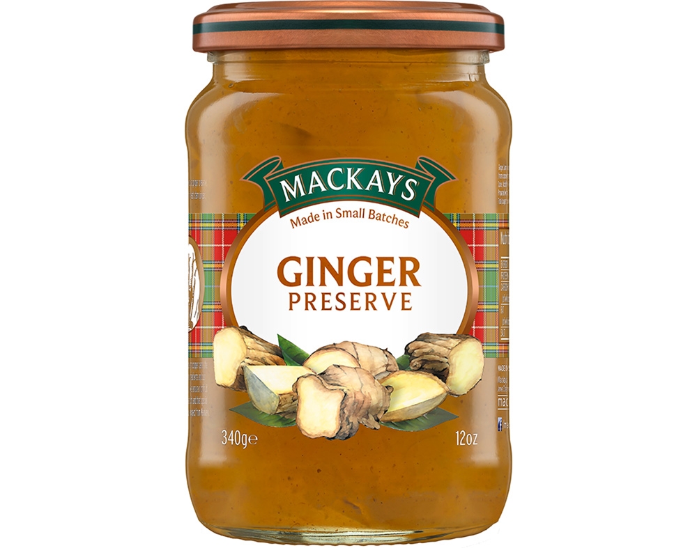 COMPOTA MACKAYS GENGIBRE COM ESPECIARIAS 340G