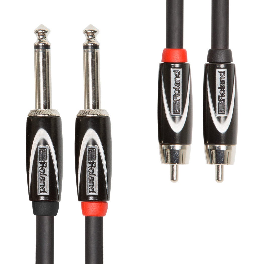 Roland RCC-3-2R28 tweevoudige RCA-Jack kabel 1.0 meter