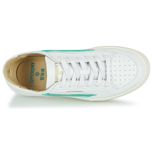 Superdry - BASKET LUX LOW TRAINER - Blanc