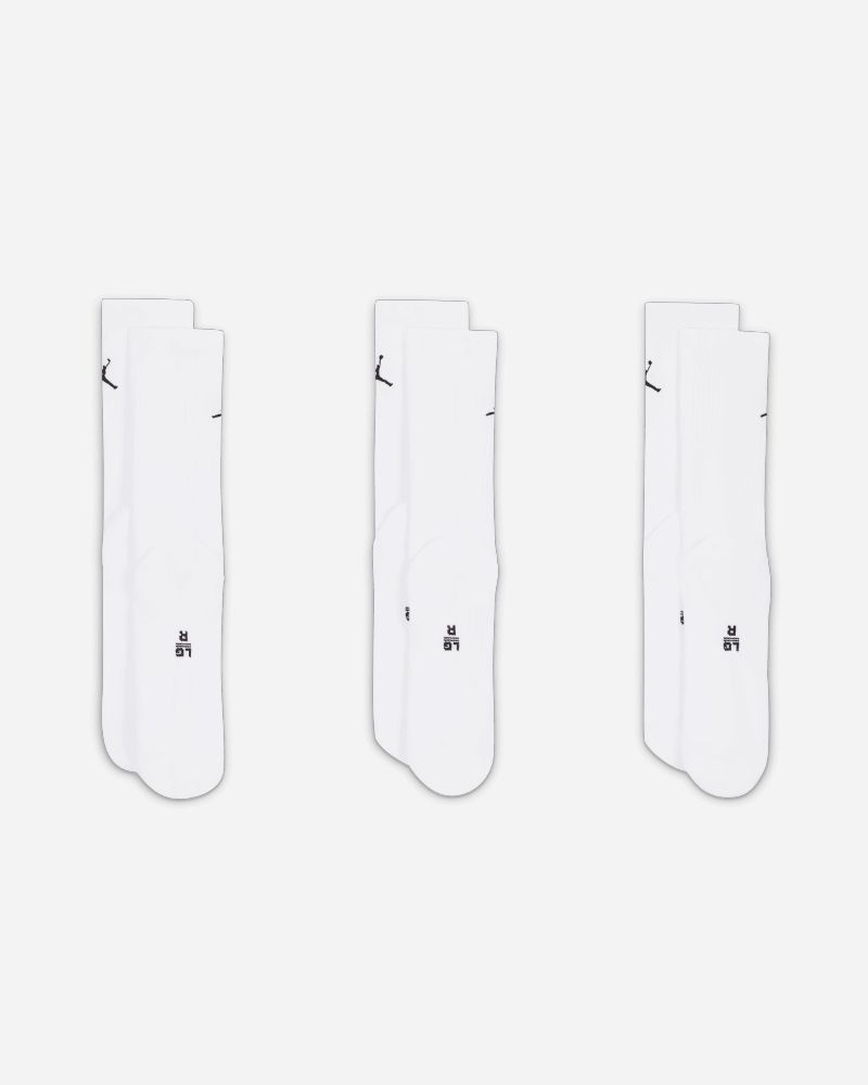 Lot de 3 paires de chaussettes Nike Jordan Blanc pour adulte