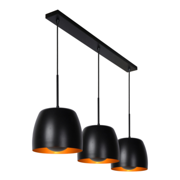 Lucide hanglamp Nolan zwart Ø24 cm