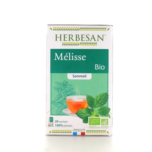 Herbesan infusion mélisse bio - Tisane pour le sommeil