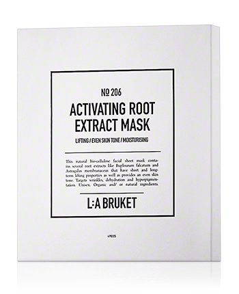 L:A BRUKET Face Care 206 Activating Root Extract Mask 4x24ml