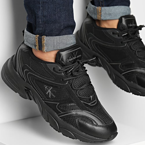 Baskets Retro Tennis 0589 Triple Black