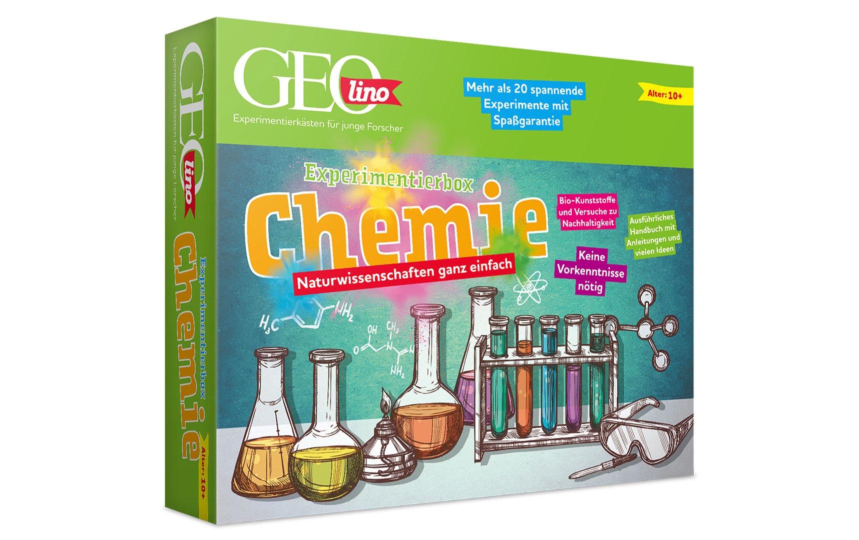 Experimentierkasten GEOlino Chemie - DeutschExperimentierkasten für Kinder ab 10 Jahren