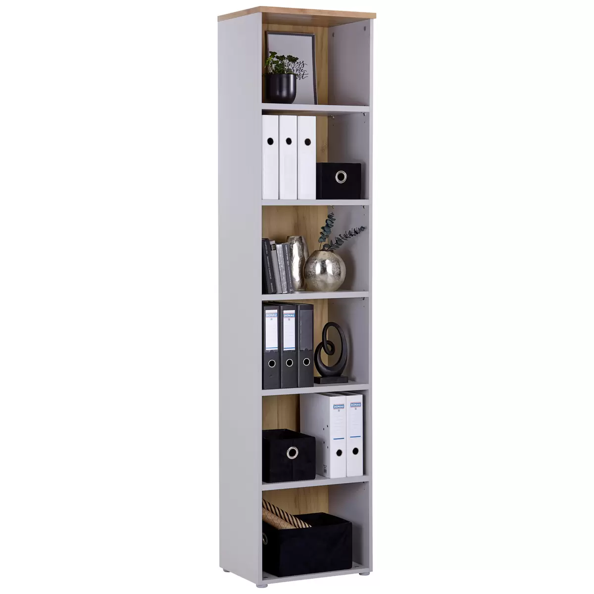 Aktenregal Kontor K1 kieselgrau
