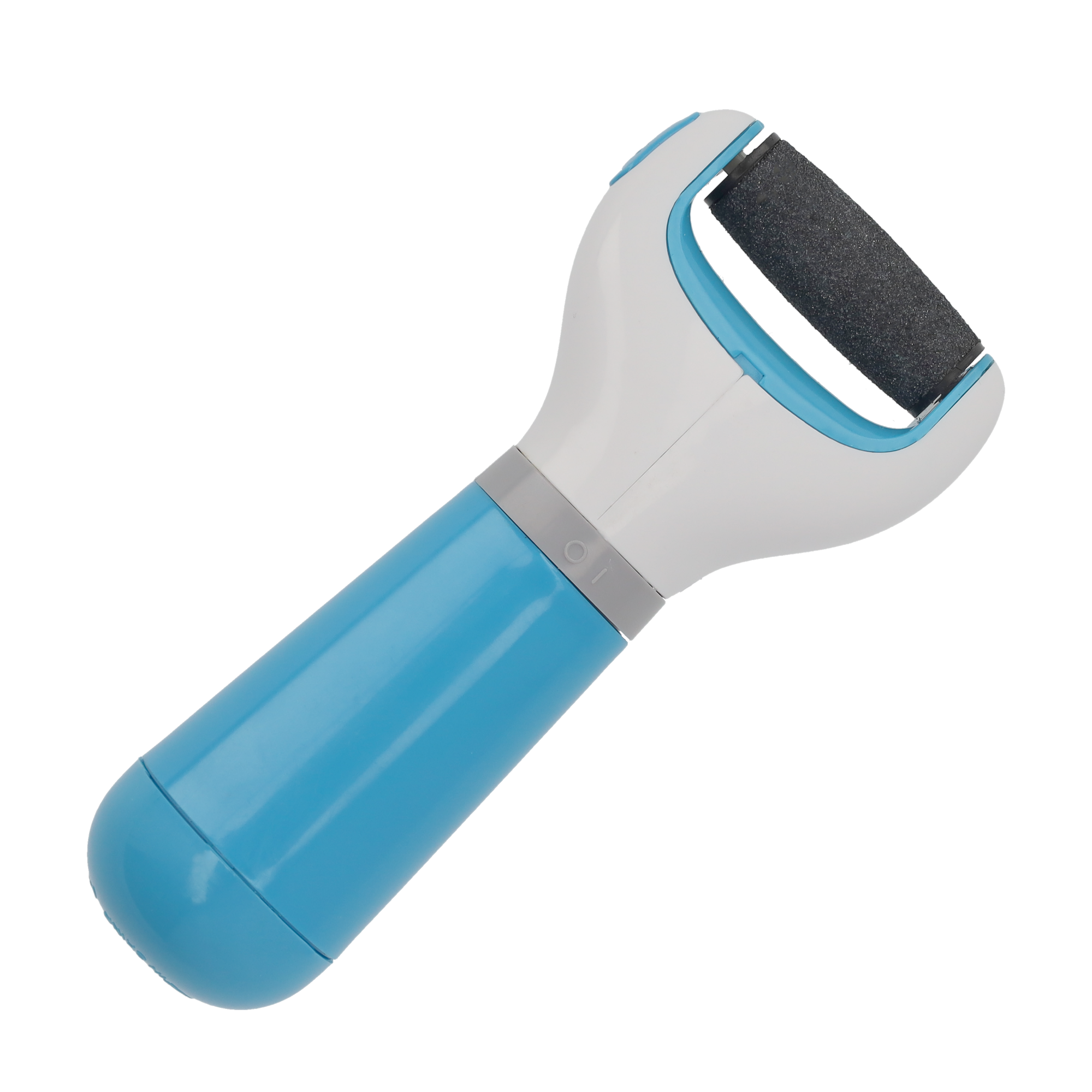 Elektrischer USB Hornhaut Entferner Fusspflege Pediküre Hornhauthobel mit 2 Ersatzrollen (Batteriebetrieben) - Blau