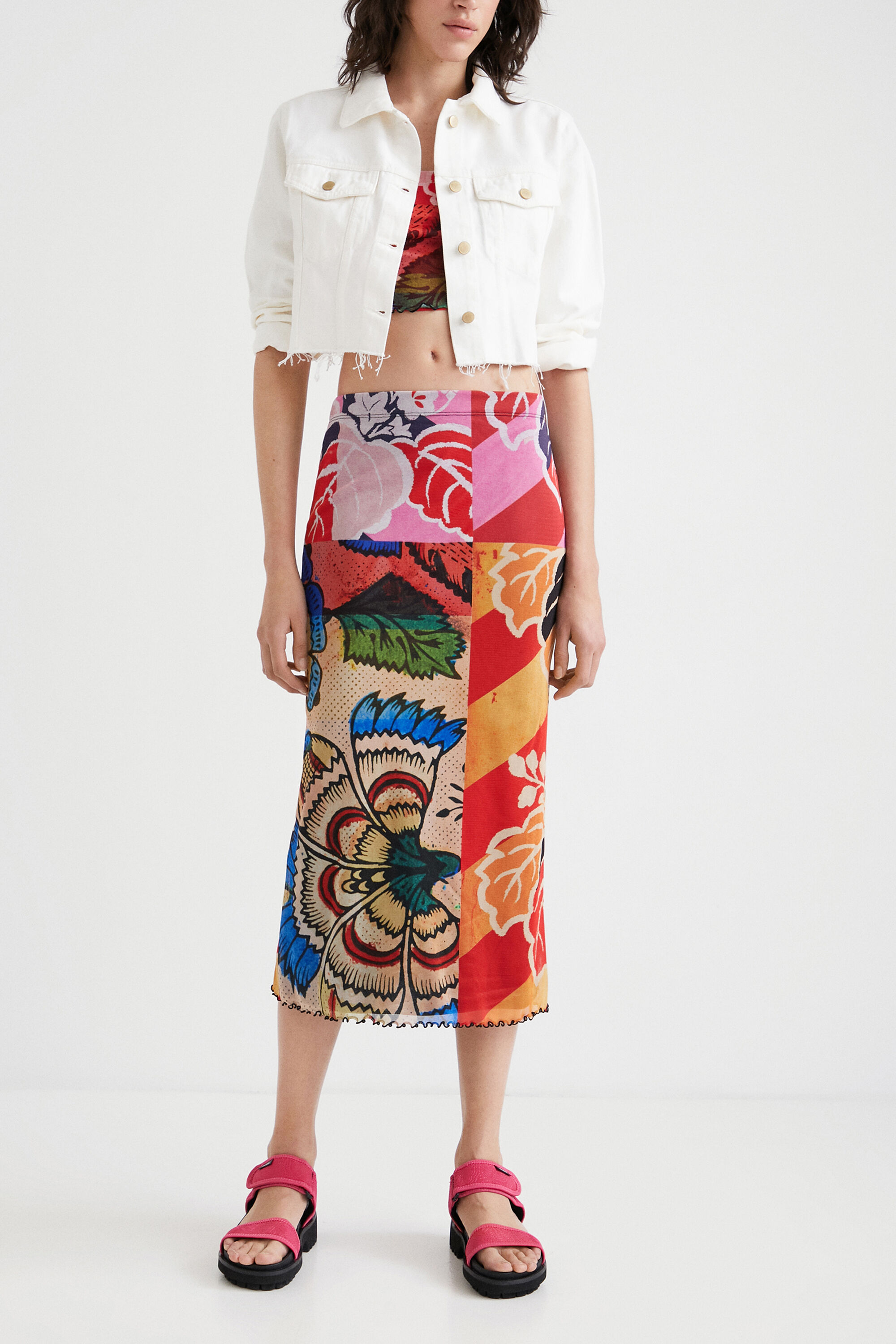 Veste en jean courte