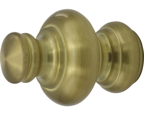 Eindstuk koninklijk voor Weens messing mat Ø 20 mm 2 st.