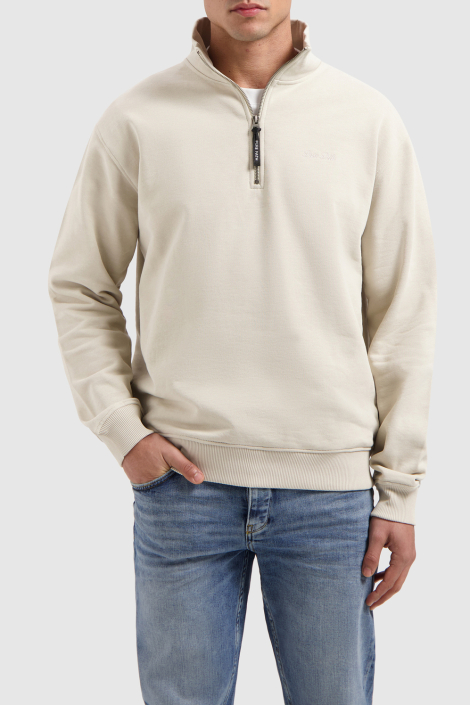 Pure Path ecru heren sweater