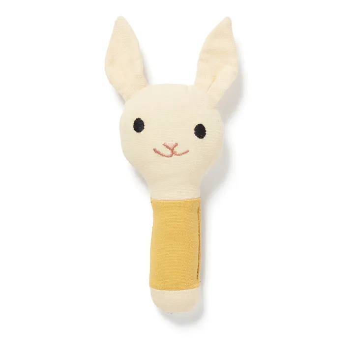 Kid's Concept Hochet Lu | Jaune moutarde