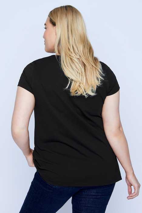 Bellieva T-Shirt, 2er-Pack, Umstandsmode, Rundhals, Kurzarm, Biobaumwolle GOTS