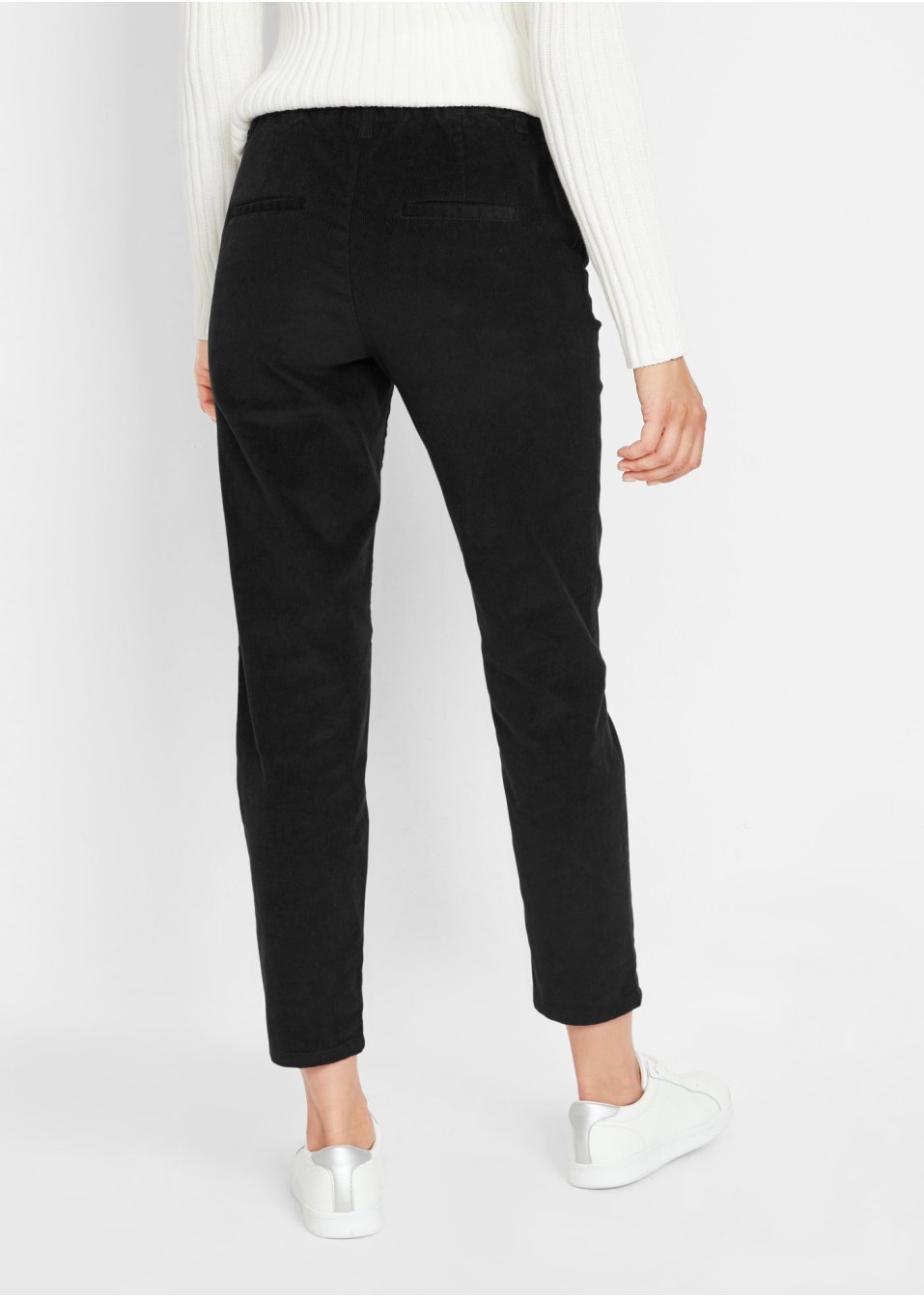 Pantalon velours côtelé avec cordon