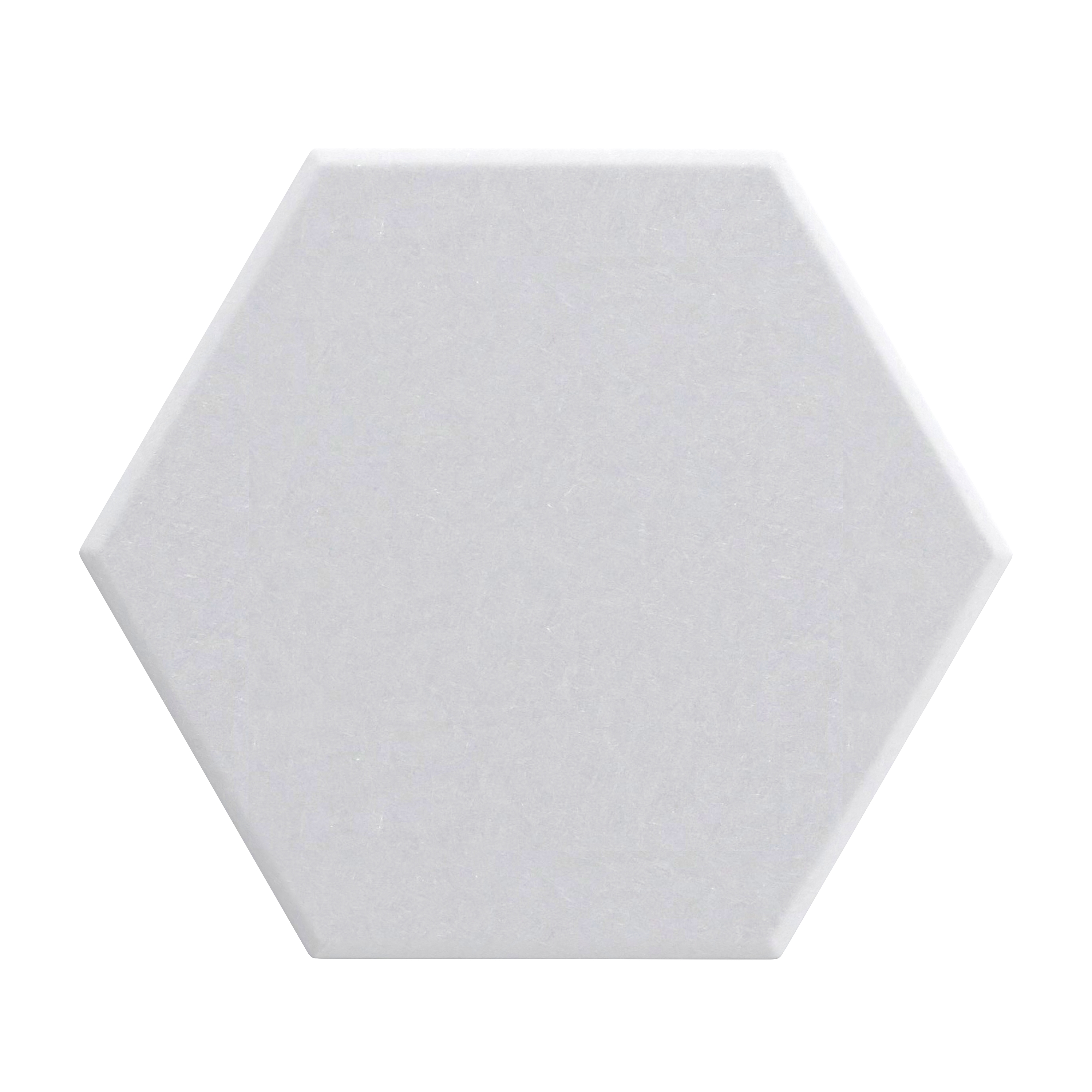 Akustikplatte sechseckig 12er Set 36 x 30 cm weiss