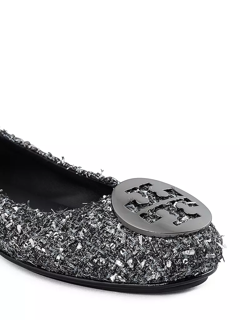 TORY BURCH Ballerina MILLER silber