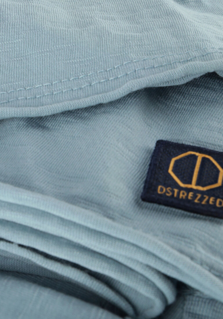 DSTREZZED blauwe dstrezzed t-shirt mc. queen slub jersey