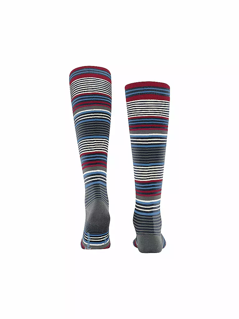 BURLINGTON Herren Kniestrümpfe STRIPE 40-46 marine blau