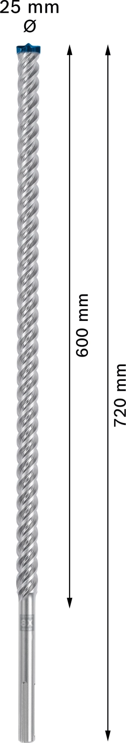 Bosch 2608900242 EXPERT Hamerboor SDS Max-8X - 25x600x720mm