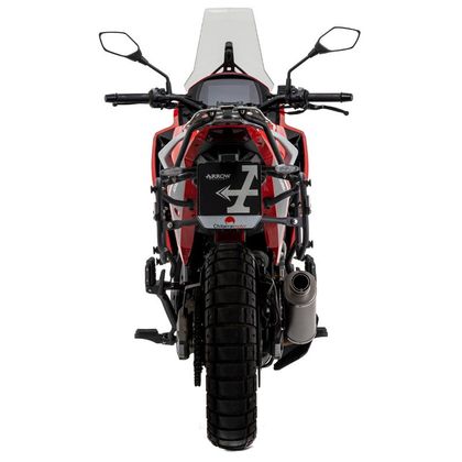 Silencieux Arrow indy race embout carbone - Gris