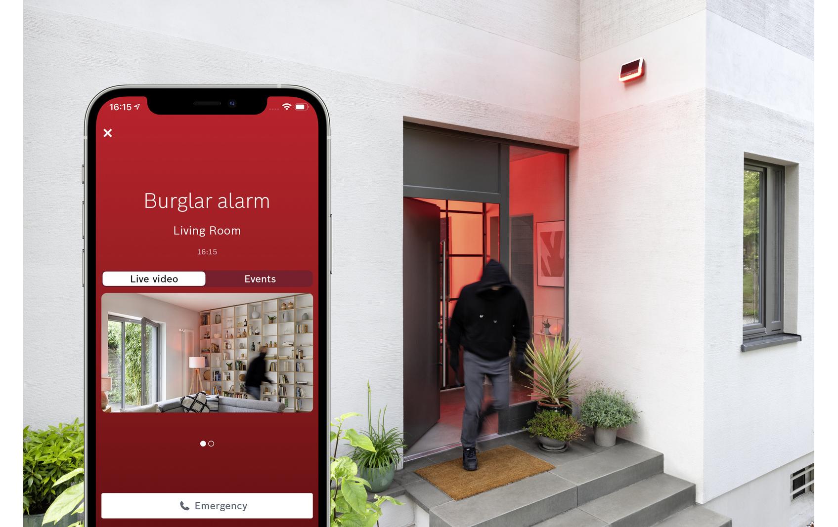 Smart Home Aussensirene<br>Drahtlose Aussensirene