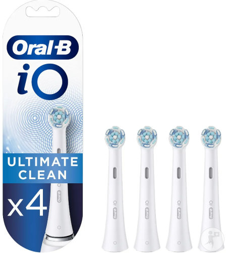 Oral-B iO Gentle Clean Têtes De Brosse À Dents Électrique Blanc 4 Pièces